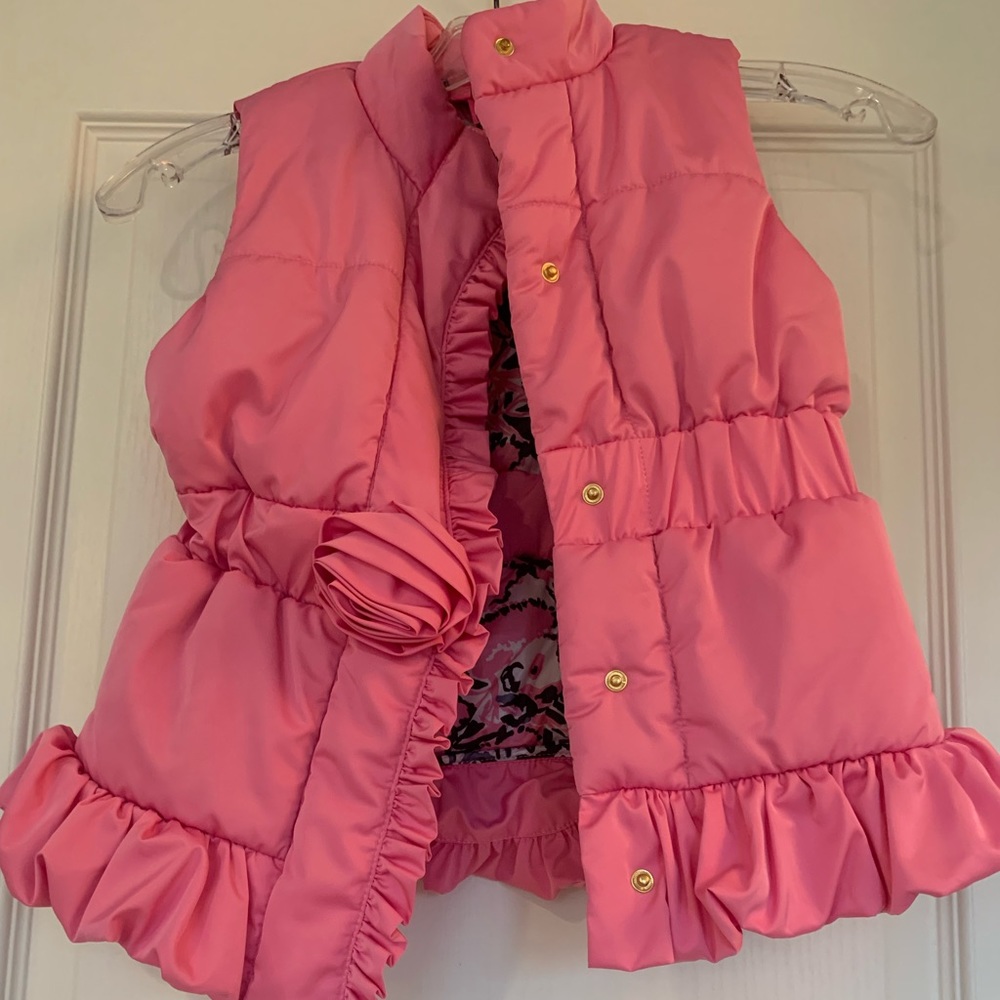 Lilly Pulitzer puffer vest - girls